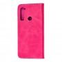 Чохол книжка для Xiaomi Redmi Note 8T Black magnet рожевий