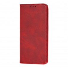 Чехол книжка для Xiaomi Redmi Note 8T Black magnet красный
