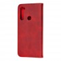 Чехол книжка для Xiaomi Redmi Note 8T Black magnet красный