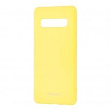 Чехол для Samsung Galaxy S10 (G973) Molan Cano глянец желтый