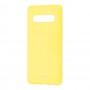 Чохол для Samsung Galaxy S10 (G973) Molan Cano глянець жовтий