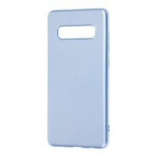 Чехол для Samsung Galaxy S10 (G973) Molan Cano глянец голубой