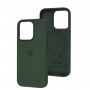 Чохол для iPhone 15 Pro MagSafe Silicone Full Size green