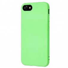 Чохол силіконовий для iPhone 7/8 матовий зелений