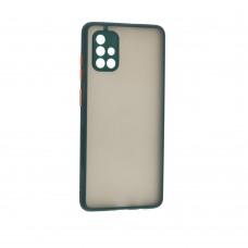 Чехол для Samsung Galaxy A71 (A715) LikGus camera protect оливковый