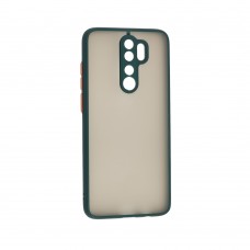 Чехол для Xiaomi Redmi Note 8 Pro LikGus camera protect оливковый