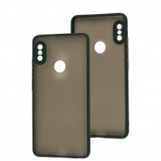 Чехол для Xiaomi Redmi Note 5/5 Pro LikGus camera protect оливковый