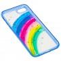 Чехол для iPhone 7 / 8 / Se 20 Colorful Rainbow синий
