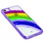 Чохол для iPhone 7 / 8 / Se 20 Colorful Rainbow фіолетовий