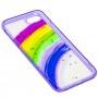 Чехол для iPhone 7 / 8 / Se 20 Colorful Rainbow фиолетовый