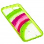 Чохол для iPhone 7 / 8 / Se 20 Colorful Rainbow зелений