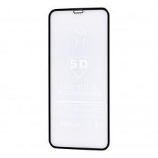 Защитное стекло 5D для iPhone X / Xs ТОП черное 
