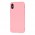 Чехол для iPhone X / Xs Matte розовый