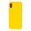 Чехол для iPhone X / Xs Matte желтый