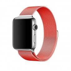 Ремешок для Apple Watch Milanese Loop 38mm / 40mm красный