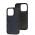 Чехол для iPhone 14 Pro MagSafe eco-leather + MagSafe popSocket midnighte blue