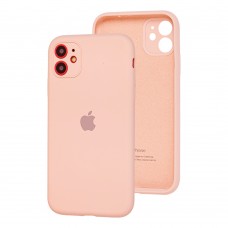 Чохол для iPhone 11 Silicone Slim Full camera рожевий пісок