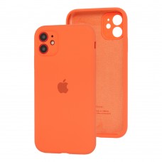 Чохол для iPhone 11 Silicone Slim Full camera помаранчевий