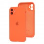 Чохол для iPhone 11 Silicone Slim Full camera помаранчевий