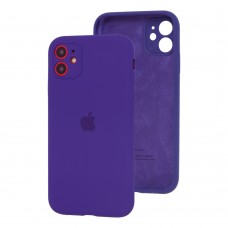 Чехол для iPhone 11 Silicone Slim Full camera purple 