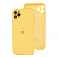 Чохол для iPhone 11 Pro Max Silicone Slim Full camera жовтий