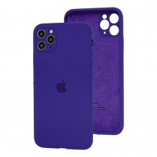 Чохол для iPhone 11 Pro Max Silicone Slim Full camera purple