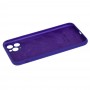 Чехол для iPhone 11 Pro Max Silicone Slim Full camera purple