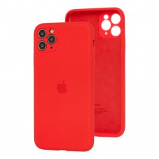 Чехол для iPhone 11 Pro Max Silicone Slim Full camera красный