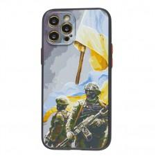 Чехол для iPhone 12 Pro Max WAVE Ukraine Shadow Matte warriors of light