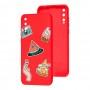 Чехол для Huawei P Smart S Wave Fancy color style watermelon / red
