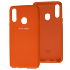 Чохол для Samsung Galaxy A20s (A207) Silicone Full помаранчевий
