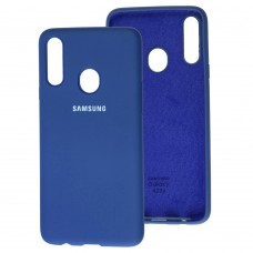 Чехол для Samsung Galaxy A20s (A207) Silicone Full синий