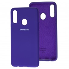 Чехол для Samsung Galaxy A20s (A207) Silicone Full фиолетовый