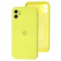 Чехол для iPhone 11 Silicone Slim Full camera canary yellow