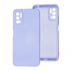 Чехол для Xiaomi Redmi Note 10 5G / Poco M3 Pro Wave colorful фиолетовый / light purp