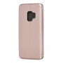 Чехол книжка Premium для Samsung Galaxy S9 (G960) розово-золотистый