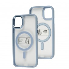 Чехол для iPhone 11 Metal Bezel MagSafe серый