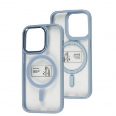 Чохол для iPhone 14 Pro Metal Bezel MagSafe сірий