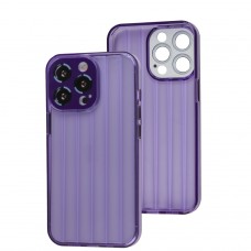 Чехол для iPhone 13 Pro Fibra Tide deep purple