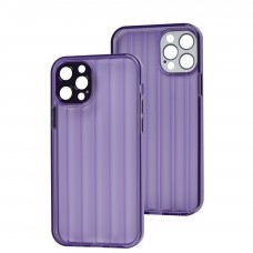 Чехол для iPhone 12 Pro Fibra Tide deep purple