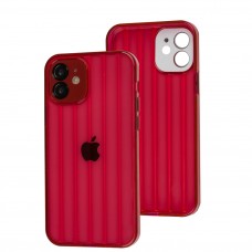 Чехол для iPhone 12 Fibra Tide red