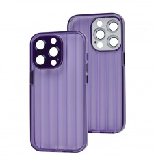 Чехол для iPhone 14 Pro Fibra Tide deep purple