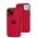 Чехол для iPhone 13 Fibra Tide red