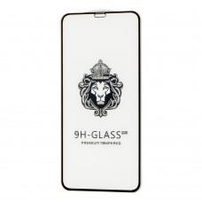 Защитное стекло для iPhone Xs Max / 11 Pro Max Full Glue Lion черное 