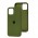 Чохол для iPhone 12 Pro Max Silicone Full зелений / army green