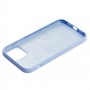 Чохол для iPhone 12 Pro Max Silicone Full блакитний / lilac blue