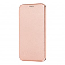Чехол книжка Premium для Samsung Galaxy A10s (A107) розово-золотистый
