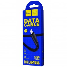 кабель USB Hoco U58 Core Lightning 1.2m чорний