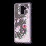 Чехол для Samsung Galaxy A6+ 2018 (A605) вода светло-розовый "маленькие единороги"