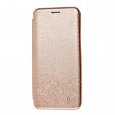 Чехол книжка Premium для Xiaomi Mi A3 Pro / Mi CC9 / Mi 9 Lite розово-золотистый